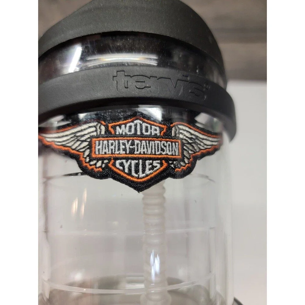 Tervis Harley-Davidson Tumbler 24 Oz Clear Flexible Straw Handle New